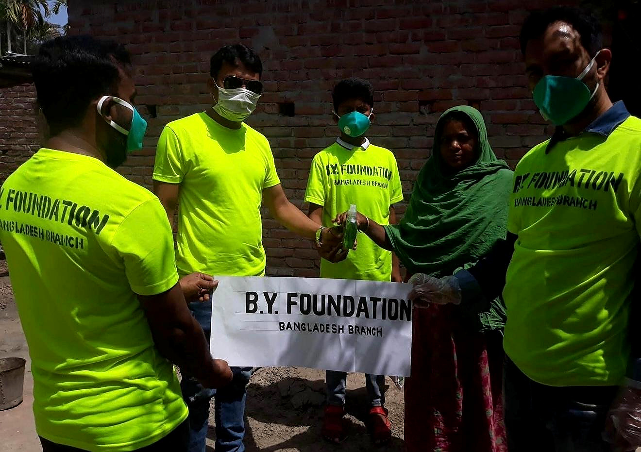 B.Y. Foundation team in Bangladesh