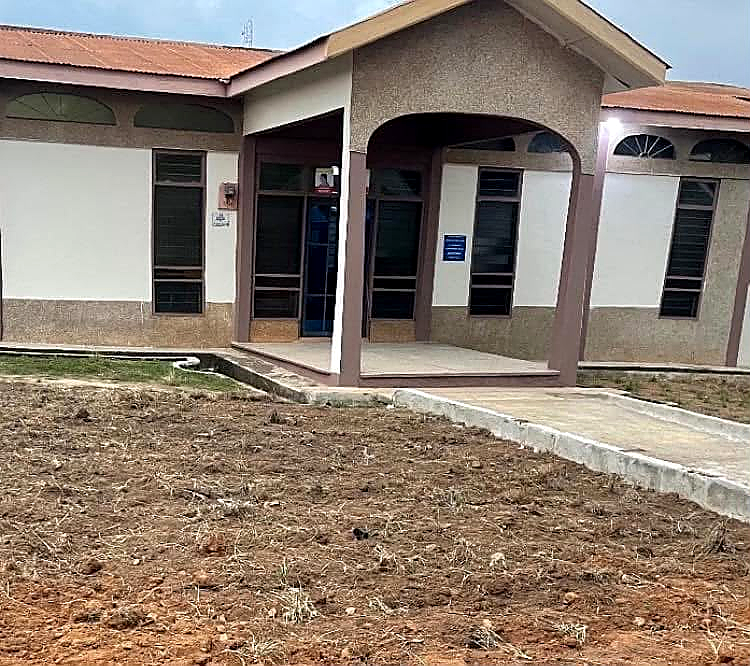 The renovated public library in Sekyere East