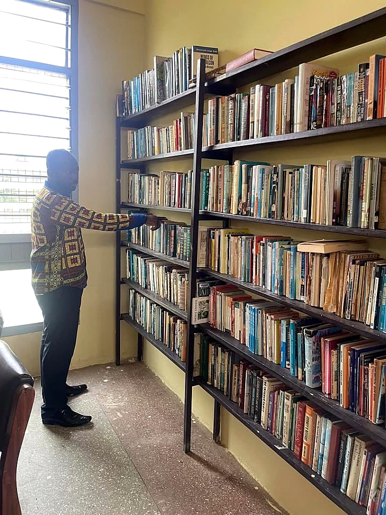 The restored reading room in Sekyere East